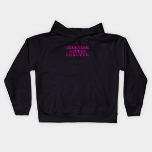 ABORTION ACCESS FOREVER (pink) Kids Hoodie